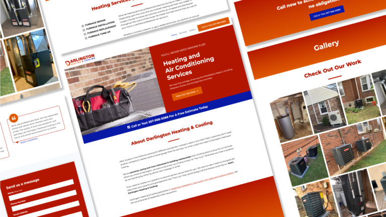 HVAC Contractor Brand and Website Design